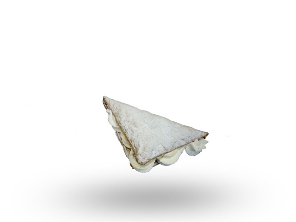 Kersenflap met slagroom